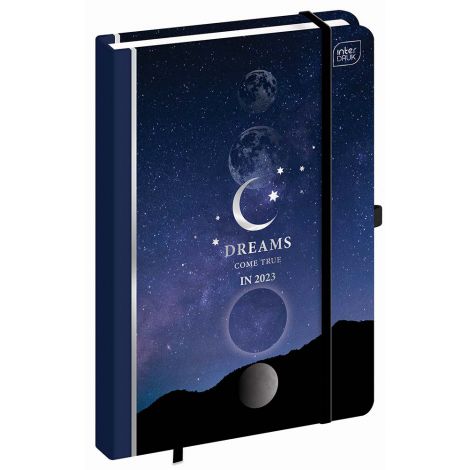 2024 Kalendarz Interdruk tygodniowy A5 Galaxy Metallic